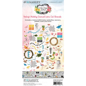 49 and Market - Vintage Artistry Sunburst Laser Cut Outs (SUN24708)