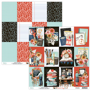 12x12 Scrapbook Layout Page #1 & Inside Cover *Complete a 12x12 Disney Scrapbook  Album Series [2023] 