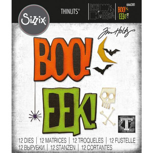 Sizzix - Tim Holtz Halloween 2023 - Big Frights (666381) Sizzix - Tim Holtz Halloween 2023 - Big Frights (666381)