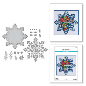 Spellbinders - Bibi's Snowflakes Collection - Snowflake Card Creator Etched Dies (S7-236)