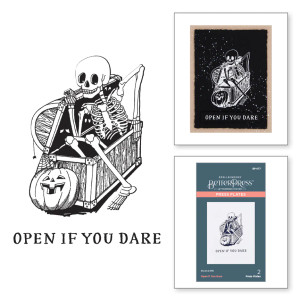 Spellbinders - BetterPress Halloween Collection - Open If You Dare Press Plate (BP-077)