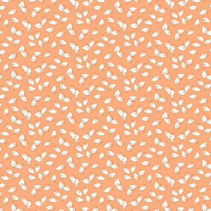 Henry Glass & Co. / Nana Mae 7 / Baby Chicks Orange 901-33 / Sold by The 1/2 Yard
