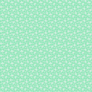 Henry Glass & Co. / Nana Mae 7 / Small Flowers Green 898-66 / Sold by The 1/2 Yard