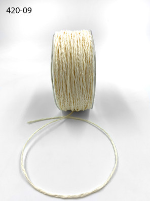 May Arts 2 Millimeter Twisted Paper Cord String Ribbon - Ivory May Arts 2 Millimeter Twisted Paper Cord String Ribbon - Ivory