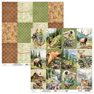 Mintay - The Great Outdoor - 12x12 Scrapbooking Paper - 06 (MT-TGO-06)