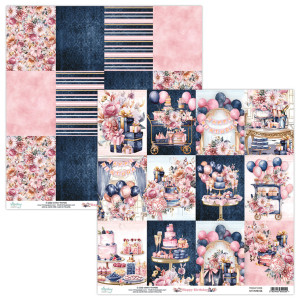 Mintay - Happy Birthday - 12x12 Scrapbooking Paper - 06 (MT-HAB-06)