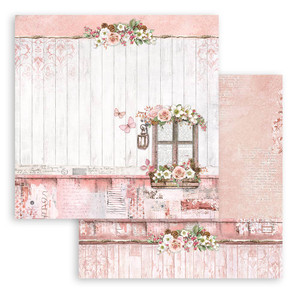 Stamperia - Roseland - 12x12 Scrapbook Paper - Window (SBB935) Stamperia - Roseland - 12x12 Scrapbook Paper - Window (SBB935)