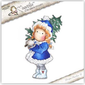 Magnolia Stamps - TILDA WITH FIR Rubber Stamp