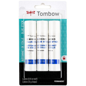 Tombow MONO Glue Stick 10g 3/Pkg (62210) Tombow MONO Glue Stick 10g 3/Pkg (62210)