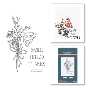Spellbinders - The Pressed Posies Collection - A Friend Like You Bouquet Press Plate (BP-104)