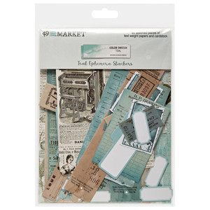 49 and Market - Teal Color Swatch Essentials - Ephemera Stackers (TCS26337) 49 and Market - Teal Color Swatch Essentials - Ephemera Stackers (TCS26337)