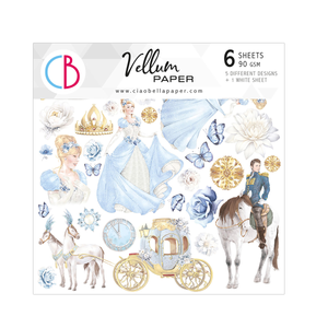 Ciao Bella - Midnight Spell - Vellum Fussy Cut 6x6 pkg (CBVQ011)