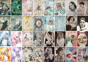 Decoupage Queen - Spring Minis Rice Paper A4 (DQRP_0586-A4)