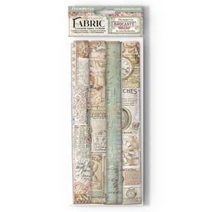 Stamperia - Brocante Antiques - Fabric Sheets (SBPLT24)