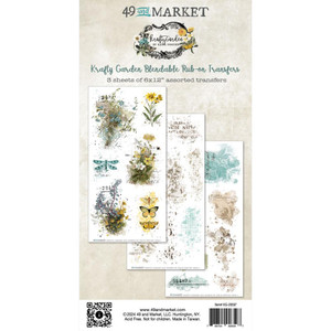 49 and Market - Krafty Garden Rub-Ons 6"X12" 3/Sheets - Blendable (KG-26597) 49 and Market - Krafty Garden Rub-Ons 6"X12" 3/Sheets - Blendable (KG-26597)
