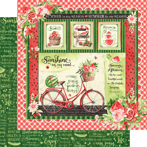 Graphic 45 - Sunshine On My Mind - 12 x 12 Scrapbook Paper - Sunshine On My Mind (4502830) Graphic 45 - Sunshine On My Mind - 12 x 12 Scrapbook Paper - Sunshine On My Mind (4502830)