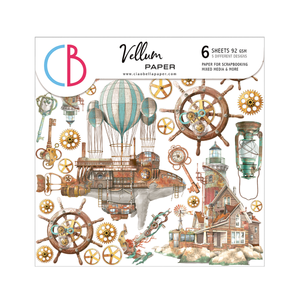 Ciao Bella - Coral Reef - Vellum Fussy Cut 6x6 pkg (CBVQ017) Ciao Bella - Coral Reef - Vellum Fussy Cut 6x6 pkg (CBVQ017)