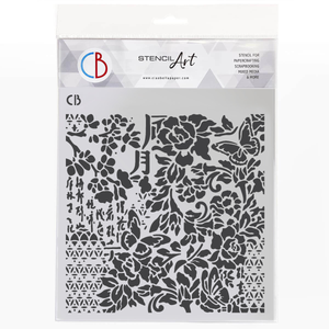 Ciao Bella - 8x8 Stencil - Harmonious Flowering (MS8-058)