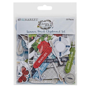 49 and Market - Summer Porch Chipboard Set (SP-27846)  49 and Market - Summer Porch Chipboard Set (SP-27846)