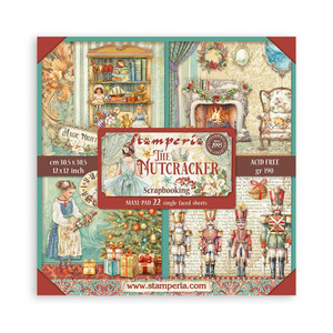 Stamperia - The Nutcracker - Maxi Backgrounds 12x12 Paper Pad (SBBL159)
