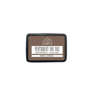 Stamperia - Create Happiness Permanent Ink pad - Brown (WKPWP02)