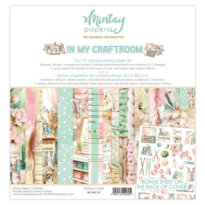 Mintay Papers - In My Craftroom - 12 x 12 Collection (MT-IMC-07) Mintay Papers - In My Craftroom - 12 x 12 Collection (MT-IMC-07)