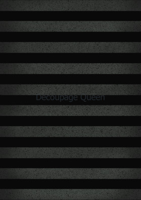 Decoupage Queen - Dainty and the Queen - Black and Grey Stripes Rice Paper A4 (DQRP_0616-A4)