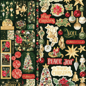Graphic 45 - Merry & Bright - Cardstock Stickers (4502916) Graphic 45 - Merry & Bright - Cardstock Stickers (4502916)