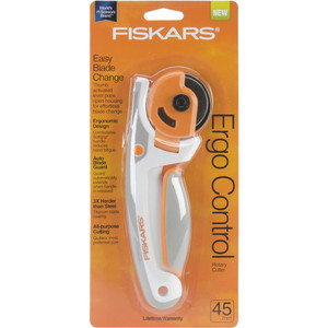 Fiskars - Easy Change Titanium Ergo Control Rotary Cutter (197990-1001)