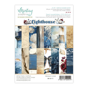 Mintay Papers - Lighthouse 6 x 8 Add On Paper Pad Mintay Papers - Lighthouse 6 x 8 Add On Paper Pad