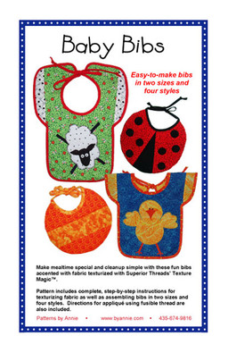 By Annie Patterns Baby Bibs