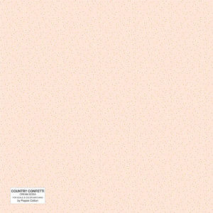 Poppie Cotton - Country Confetti - Cream Soda Cream - Sold by Half Yard