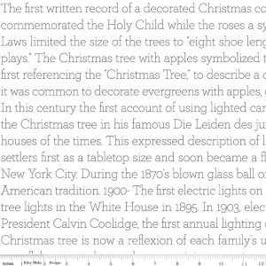 Riley Blake Designs Classic Christmas History Of The Tree Text White