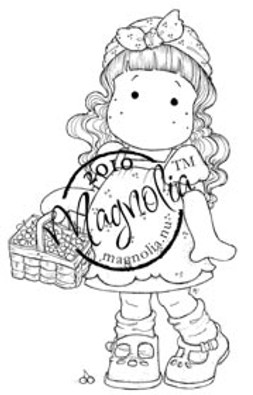 Magnolia Stamps - TILDA WITH CHERRIES Rubber Stamp Magnolia Stamps - TILDA WITH CHERRIES Rubber Stamp