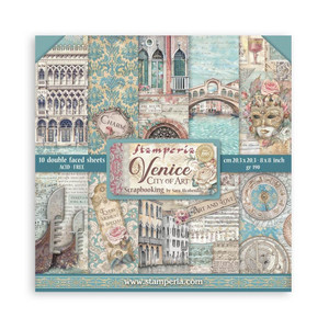 Stamperia - Venice City of Art - 8 x 8 Paper Pad