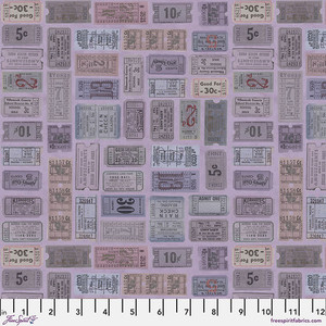 Tim Holtz Palette | Palette Purple | Purple Tickets | Sold by The 1/2 Yard
