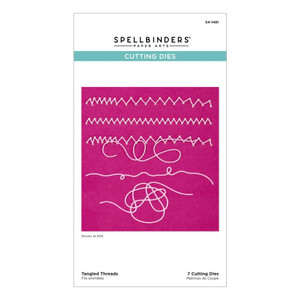 Spellbinders - Beautifully Imperfect Collection - Tangled Threads Etched Die Set (S4-1481)