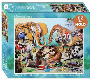 Crown Point Graphics - 300 Piece Puzzle - Monkeyangelo