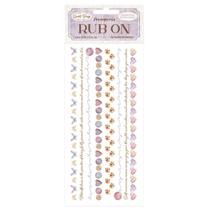 Stamperia - Quiet Days - Rub-On Set - Cozy Borders (DFLRB207)