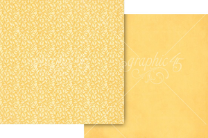 Graphic 45 - Scenic Route - 12x12 Scrapbook Paper - Lemon Yellow (4503193)