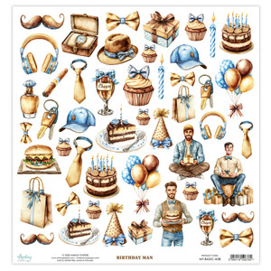 Mintay Papers 12 X 12 Elements Paper - Birthday Man