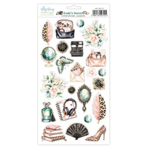 Mintay Papers - Lady's Secret - 6 x 12 Elements Paper stickers (MT-LAS-12)