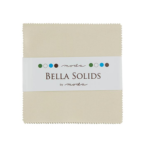 Moda Fabric - Bella Solids Charm Pack - Natural (9900PP 12)