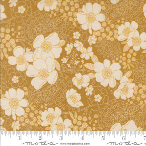 Moda Fabric - Chelsea Garden Garden Party Paisley Goldenrod