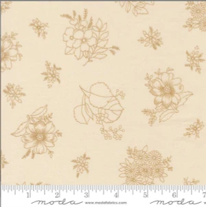 Moda Fabric - Chelsea Garden Piccadilly Florals Porcelain