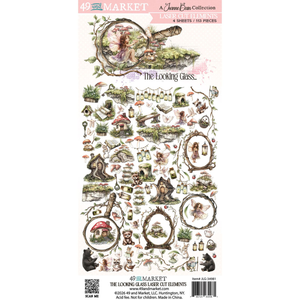 49 and Market - The Looking Glass Laser Cut Outs - Elements (JLG-34981)