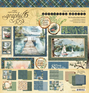 Graphic 45 - Adventure Awaits - 12x12 Collection Pack (4503249)