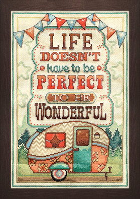 Design Works Crafts Counted Cross Stitch - Wonderful Life