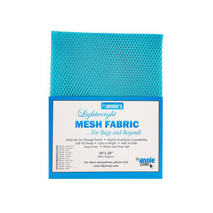 By Annie Lightweight Mesh 1/2 yard package - Parrot Blue