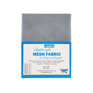 By Annie Lightweight Mesh 1/2 yard package - Pewter